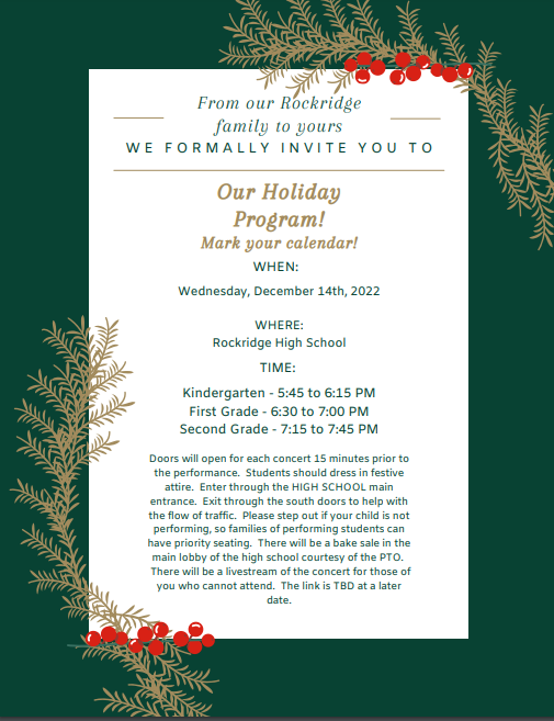 Holiday Program
