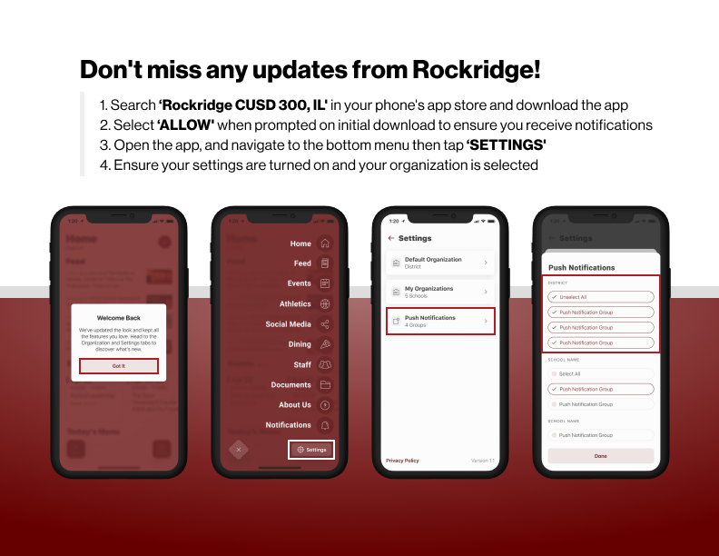 Rockridge App
