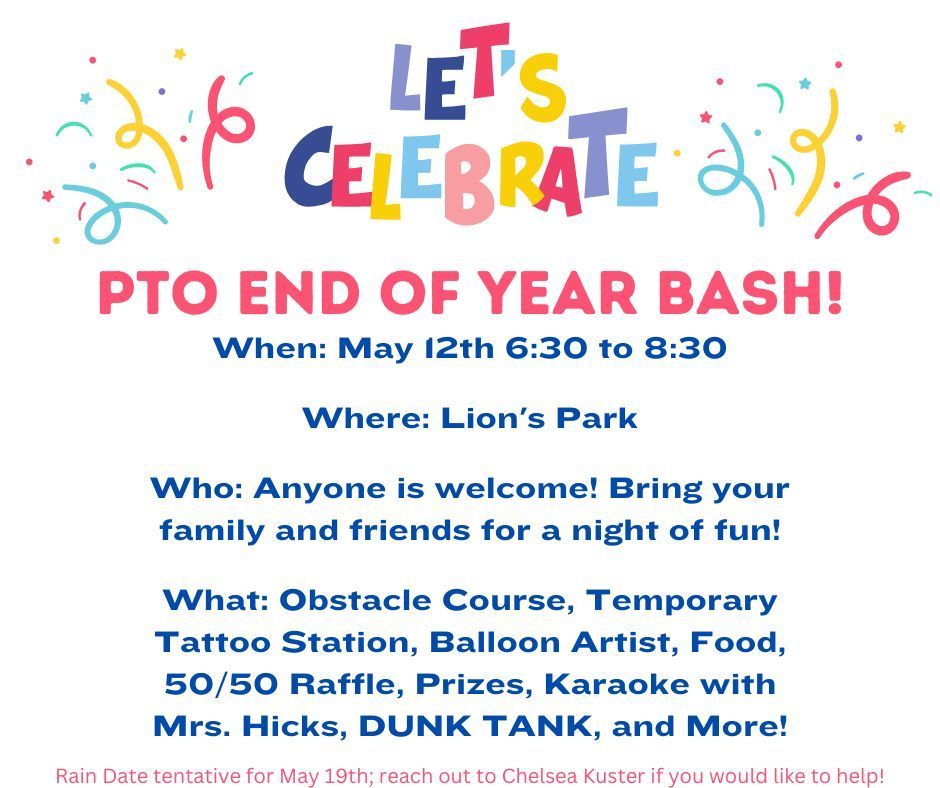 PTO End of Year Bash